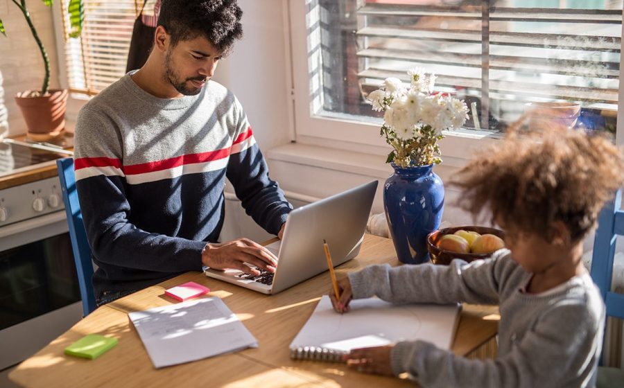 Work from home with children